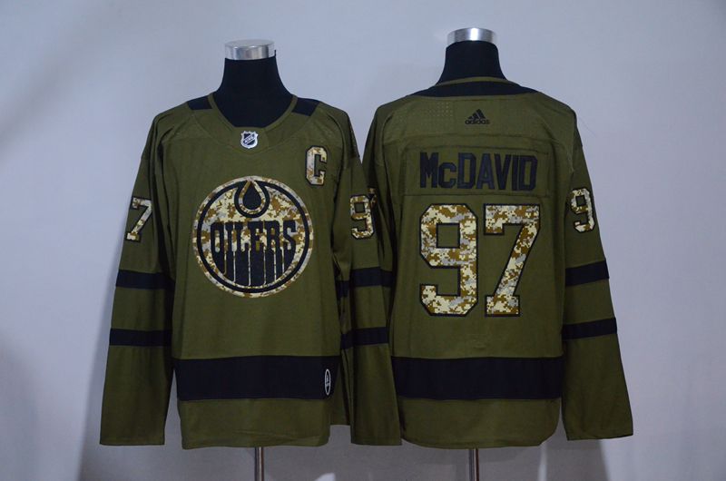 Men 2017 NHL Edmonton Oilers #97 McDavid green  Adidas jersey->pittsburgh penguins->NHL Jersey